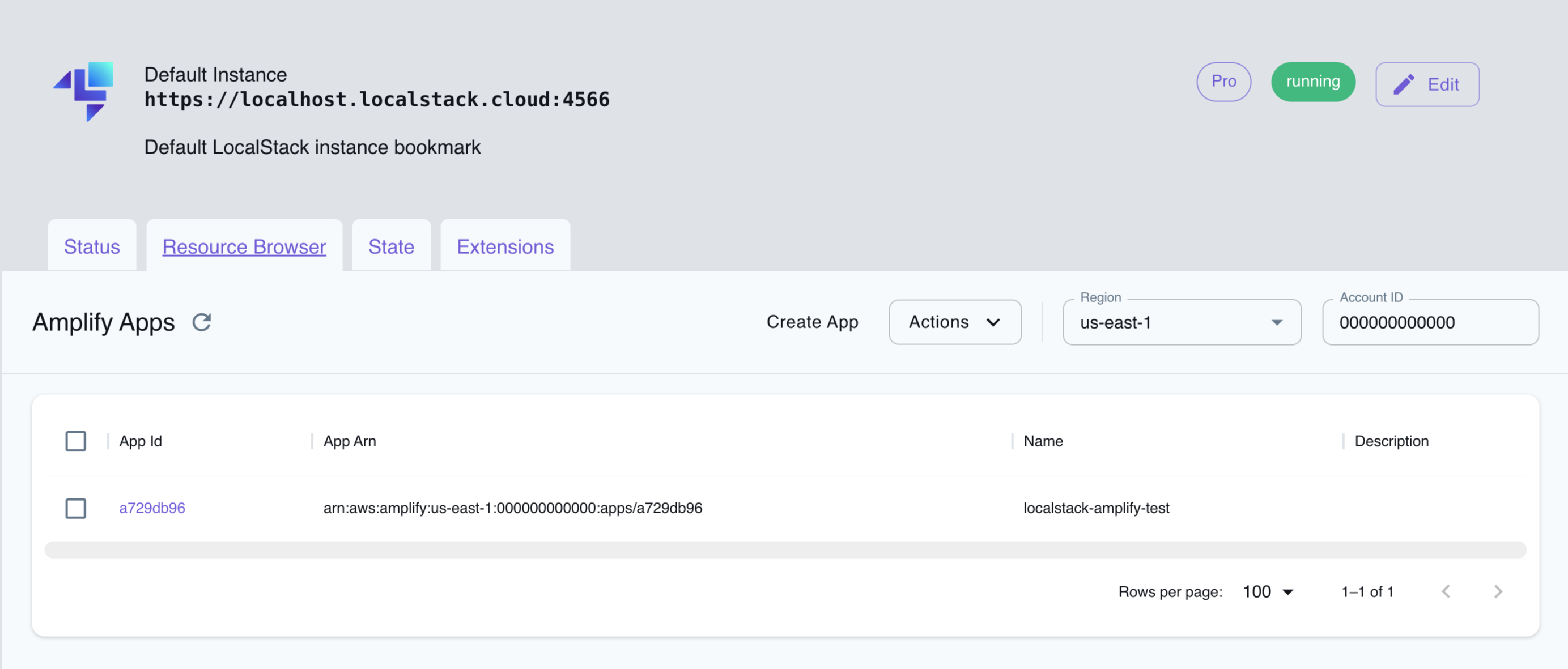 Amplify Resource Browser
